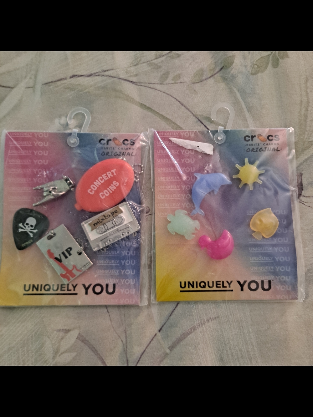 CROCS Jibbitz Charms 5 Piece Band Vibes & 5 Piece Summer Shapes
